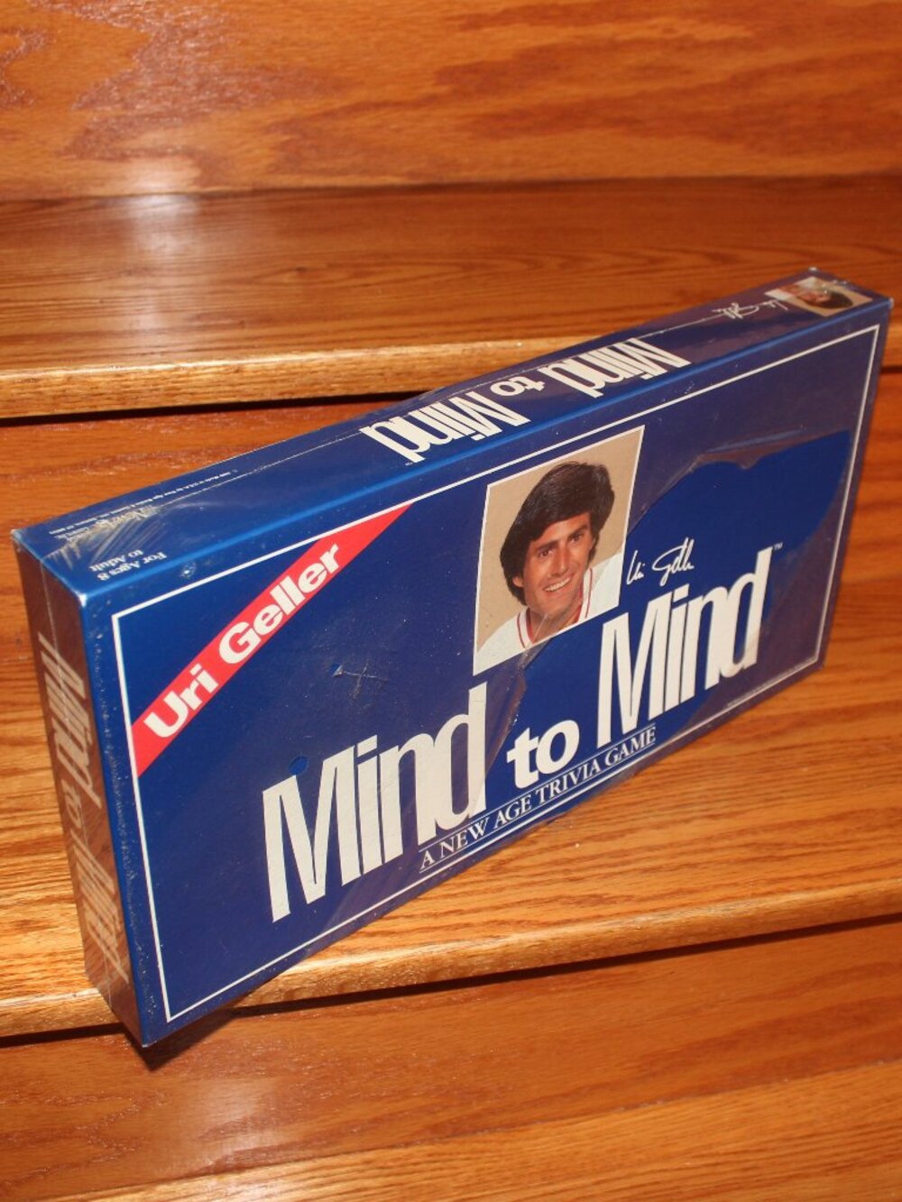 broken seal❤️1989 MIND TO MIND A NEW AGE TRIVIA GAME URI GELLER New Age Books